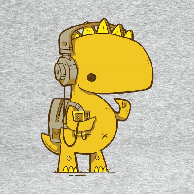 Walkman dinosaur by jetpacksandrollerskates